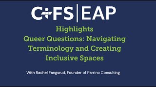 Highlights - Queer Questions: Navigating Terminology and Creating Inclusive Spaces (<2 minutes)