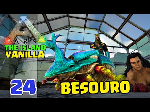 DOMAMOS O BESOURO E PEGAMOS O ARTEFATO DO SÁBIO - ARK:SURVIVAL EVOLVED - THE ISLAND VANILLA - #24