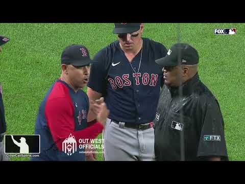 Ejections 099-100 - Laz Diaz Ejects Will Venable & Kevin Plawecki in Rained Out Yankees-Red Sox Game