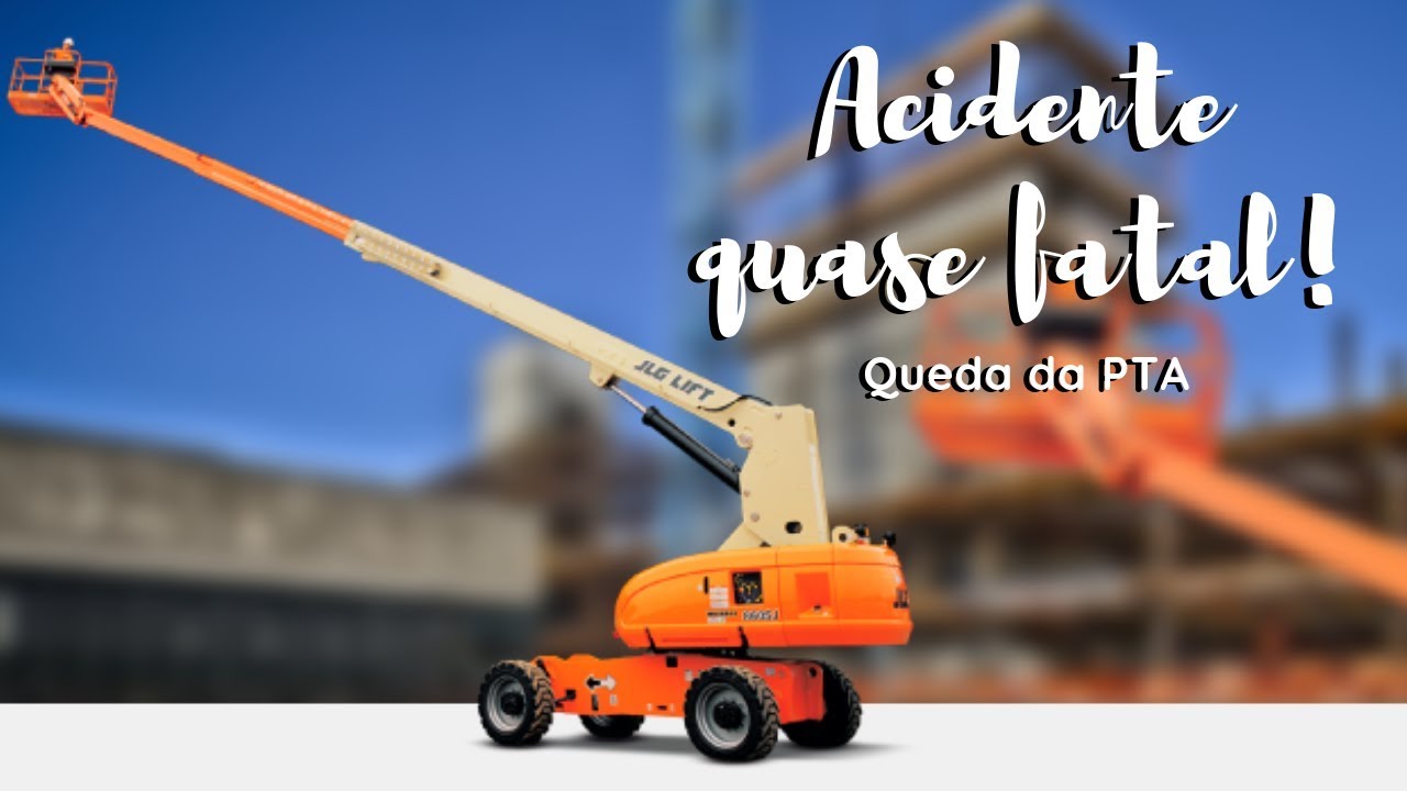 ACIDENTE no Trabalho em Altura - QUEDA da PTA - Acidente com Plataforma - Plataforma Suspensa