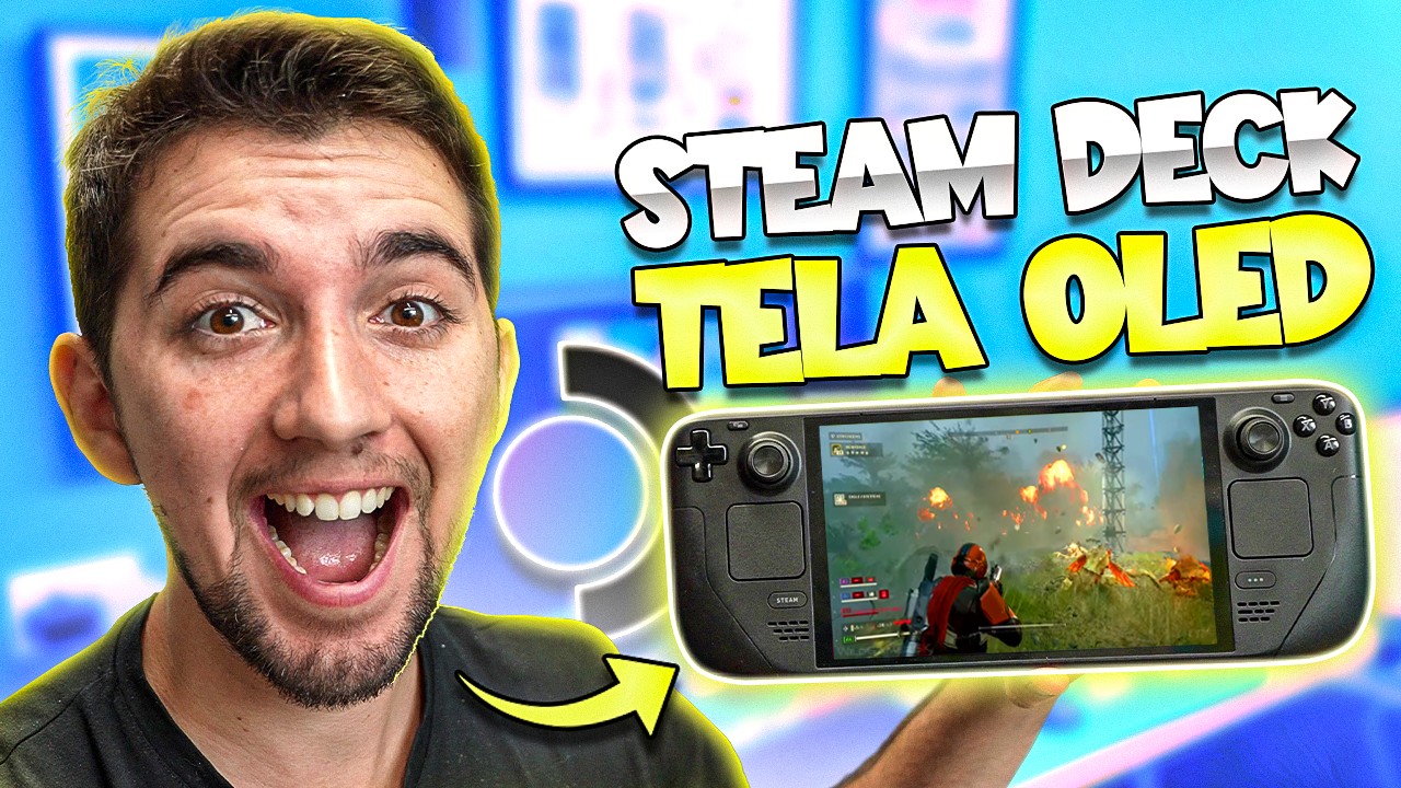 Novo STEAM DECK com TELA OLED! Performance e Testes - VALE A PENA?
