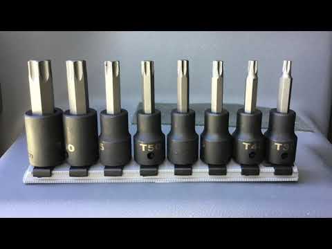 Tekton Torx 1/2 inch Impact socket set