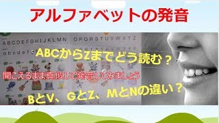 Ep5アルファベットの発音【ABC~Zの正しい読み方】