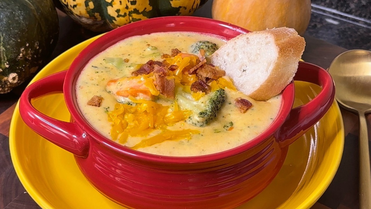 BETTER Than Panera Bread Cheddar Broccoli and Potato Soup ❤️