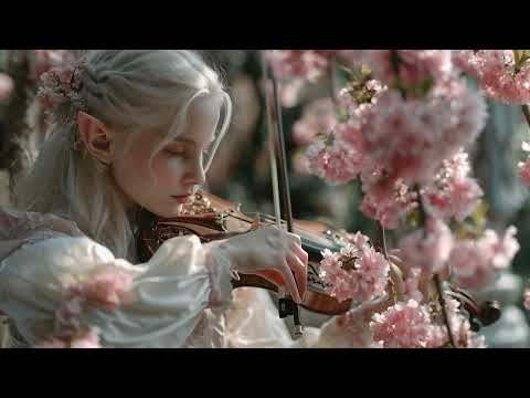 Beneath The Cherry Blooms | Fantasy Folk Music | Piano, Cello, Violin, Flute