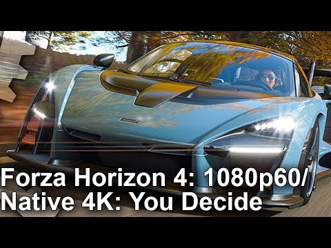 [4K] Forza Horizon 4: 1080p60 or 4K30 - You Decide! Xbox One X Early Analysis!