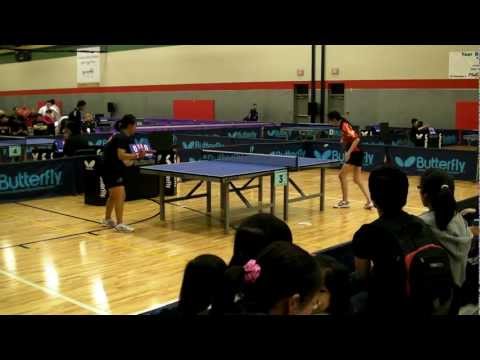 2012 NCTTA Nationals - Women's Singles (Quarterfinal)