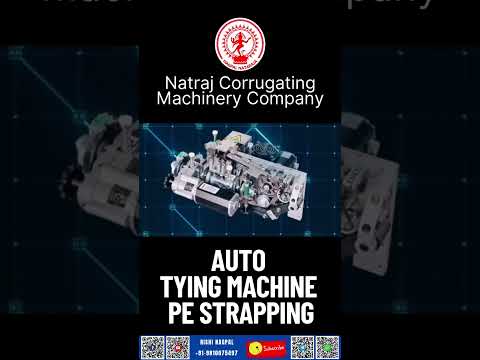 Auto PE Strapping Machine for Corrugated Bundles | Fast Tying System by Rishi Nagpal
