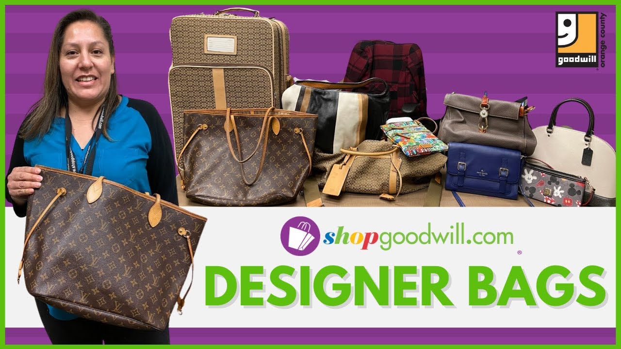 SHOPGOODWILL.COM Designer Handbags & Authentication Process