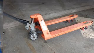 Patín de carga hidráulico. Reparación.