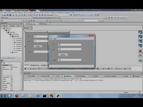 Tutorial C++, wxWidgets, GUI.