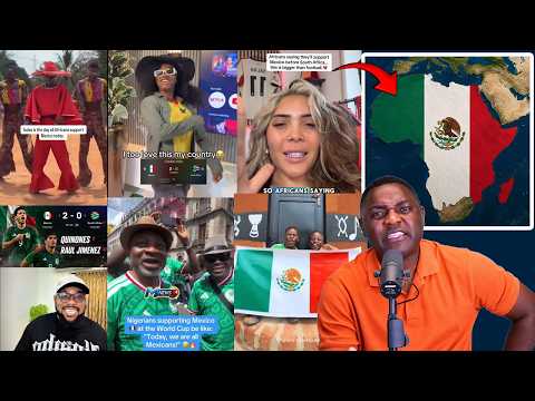 Africans Jubilate as Mexico smashes South Africa by 2 goals - Reactions