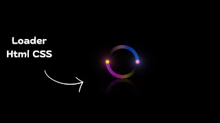 How to Create Loader in HTML CSS | Spinner in HTML CSS - With Source Code