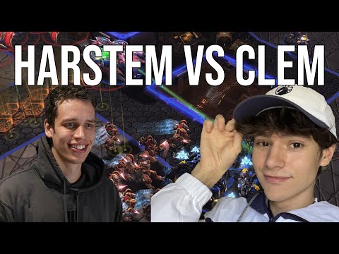 INSANE StarCraft 2 Match Harstem vs Clem
