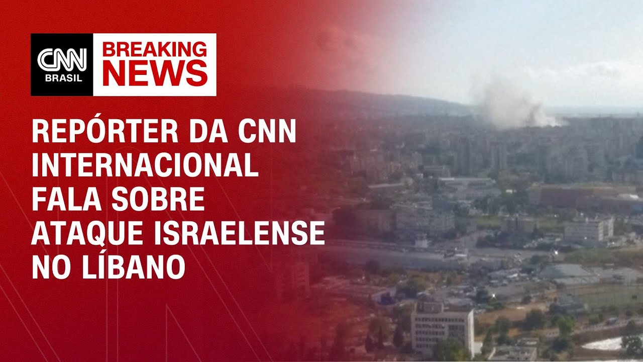 Repórter da CNN Internacional fala sobre ataque israelense no Líbano | LIVE CNN
