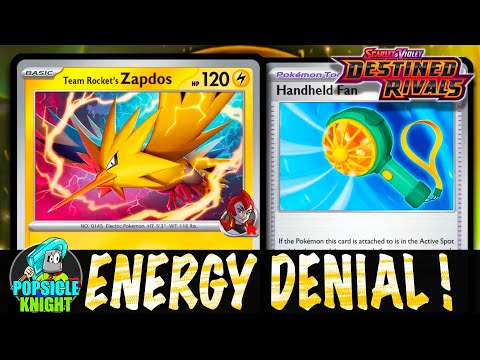 Team Rocket's ZAPDOS : Stop Them From Attacking ! PTCGL Gameplay (DESTINED RIVALS)
