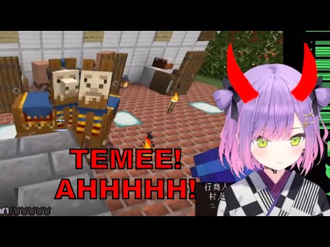 Vtuber Towa turns into a devil in Minecraft?!