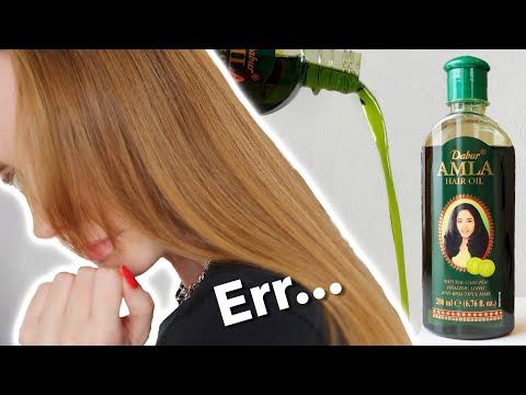 I Try Dubur Amla Hair Oil // Before & After Results