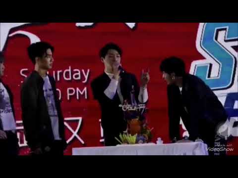 Krist sing a birthday song for Singto