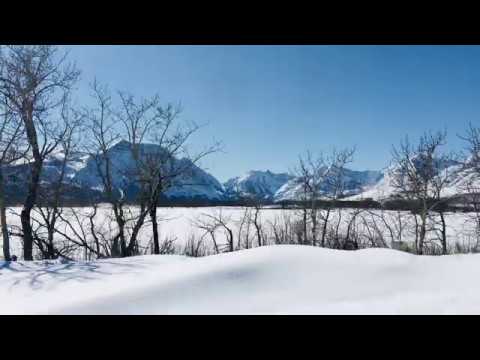 divyang  waterton visit winter time .