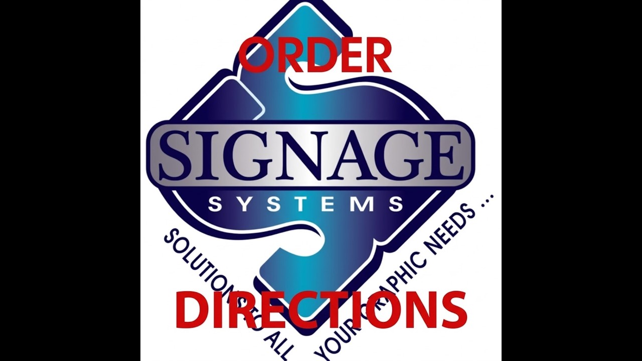 Signage Systems Custom ADA Braille Online Order Instructions