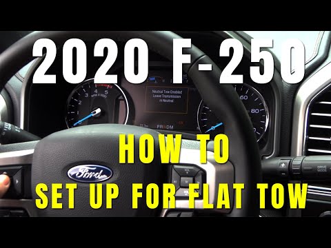 How to set up your 2020 F-250 for flat towing behind an RV motorhome
