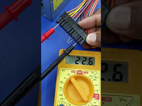 How to get 24V from SMPS  power supply for 775 dc motor #shorts