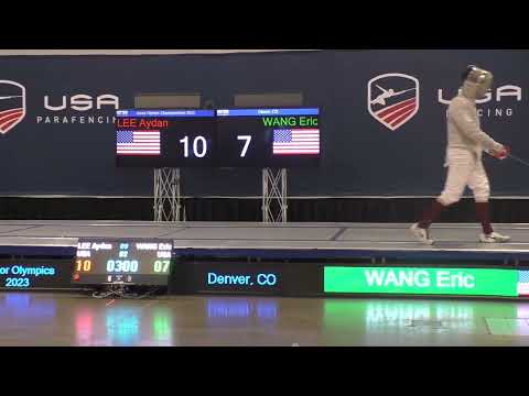 Junior Olympics 2023 JMS - L16 - Ayden Lee v Eric Wang