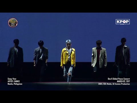 170302 SHINee - VIEW + greetings 샤이니 at OneK Global Peace Concert