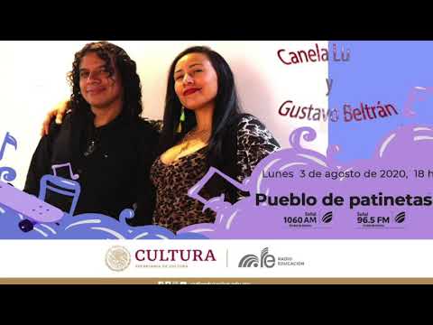 Canela Lu Y Gustavo Beltrán entrevista y sesión Radio Educación.
