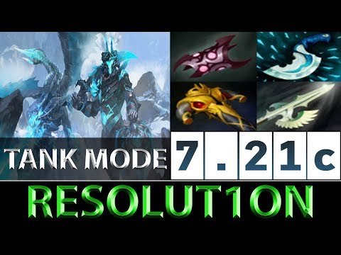 Resolut1on [Dragon Knight] Carry With Tank Mode ► Dota 2 7.21c