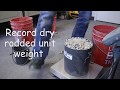 Dry Rodded Unit Weight