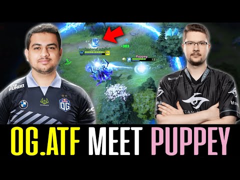 OG.ATF with "Puppey Guy" in ranked -- RAZOR & WISP COMBO DOTA 2