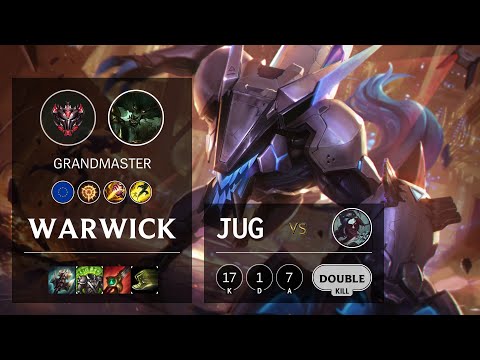 Warwick Jungle vs Kayn - EUW Grandmaster Patch 10.18