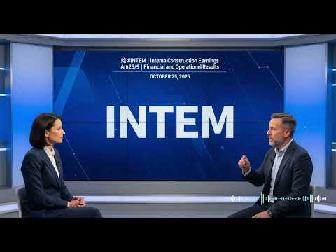 🔵🇺🇸 #INTEM | Intema Construction 2025/9 Earnings Analysis | Financial and Operational Results 🧿