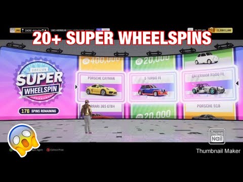Forza Horizon 4 | Super Wheelspin Opening | 20+ Spins |