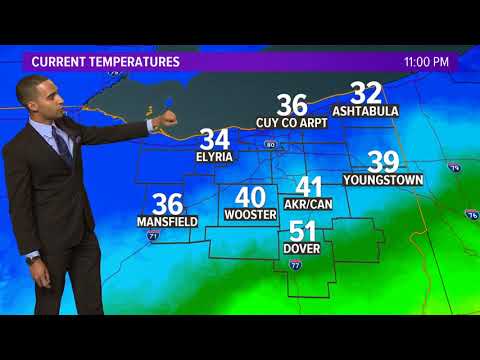 11 p.m. weather forecast for Apr. 14, 2018