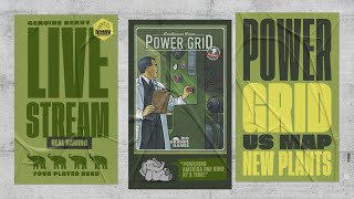 Power Grid: USA 4p Teaching, Play-through, & RoundTable by Heavy Cardboard