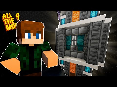 I made a NUCLEAR REACTOR in SPACE!!  - Minecraft ATM 9 #17 (1.20 + Mods)