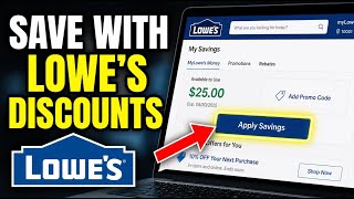 How to Save with Lowe's Discounts - Easy Tutorial