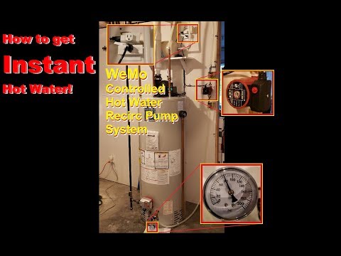 WeMo Controlled Hot Water Recirculation System