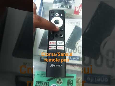 croma/Sansui remote pair ⚡#croma #sansui #remote #smarttv #technology #shorts