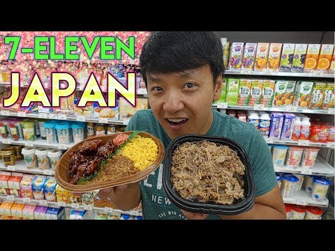 Brunch at 7-ELEVEN VS LAWSON in Tokyo Japan
