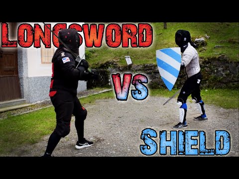 Heater Shield vs Longsword - Sparring