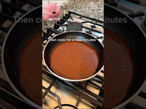 Easy chocolate cake in a pan @Food_cho0