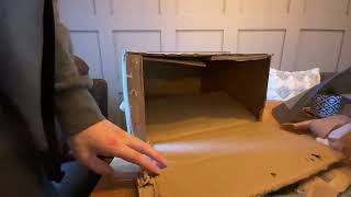Building my Guinea pigs a new setup with cardboard boxes