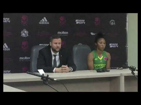 2019.12.04. Dinamo Kurszk - Sopron Basket, Gáspár Dávid értékel