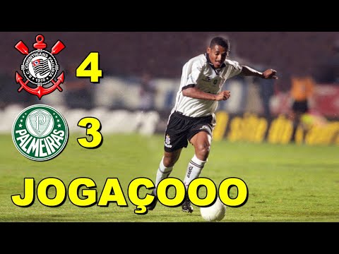 Corinthians 4 x 3 Palmeiras Semifinal Libertadores 2000 1ºJogo