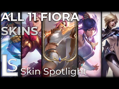 All Fiora Skins 2021 - Skin Spotlight - League of Legends