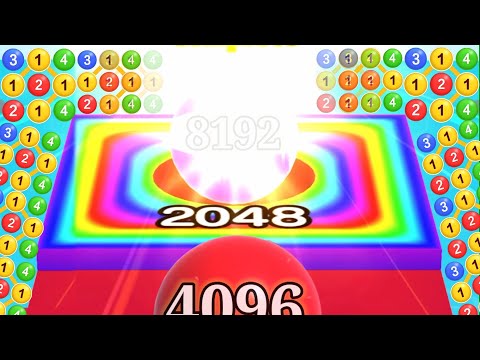 🧶 Satisfying Mobile Game/ Ball run infinity vs man runner 2048 - 2048 Ball Gameplay new Level #7